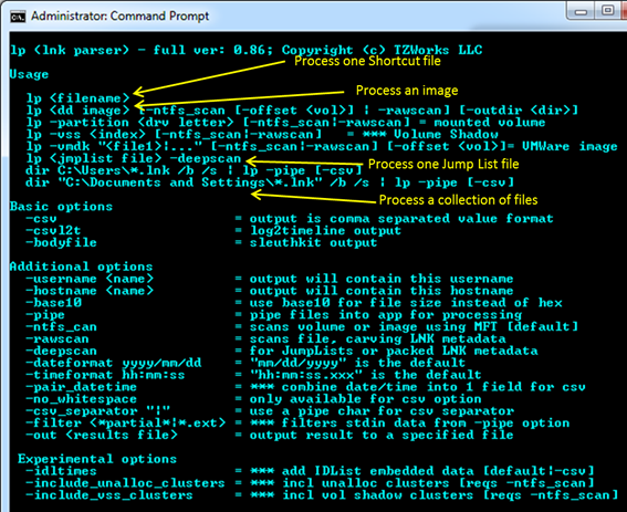 cmd tool to create lnk file