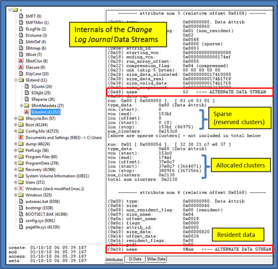 NTFS Alternate Data Stream extraction